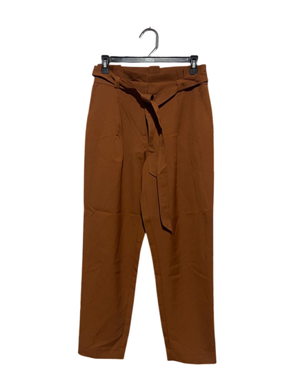 NEW LOOK |M| WAIST 28| B1| BURNT ORANGE PAPERBAG WAIST TROUSERS