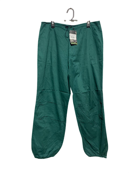 BONKERS |XL| WAIST 36| B1| Forest Green Casual Cargo-Style Trousers – Relaxed Fit