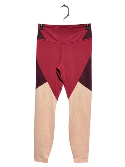 NIKE |S| WAIST 24| B1| WOMEN'S COLOR-BLOCK PERFORMANCE LEGGINGS - MULTICOLOR