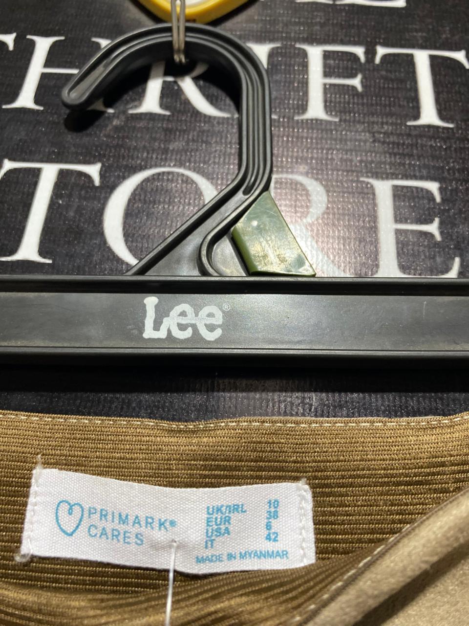 PRIMARK |M| WAIST 28| B1| TAN FAUX SUEDE STRETCH TROUSERS