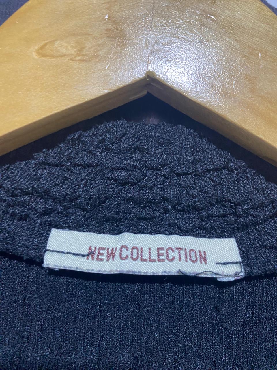 NEW COLLECTION |M| B2| Women's Chic Black Two-Piece Set – Longline Button-Up Tunic & Wide-Leg Trousers