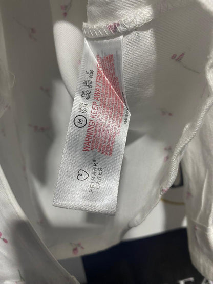 PRIMARK |M| B2| Women's Delicate Floral Print Button-Down Loungewear Set