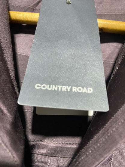 COUNTRY ROAD |M| B2| LUXE CHOCOLATE MONOCHROME STRIPE SATIN COORDINATED SET