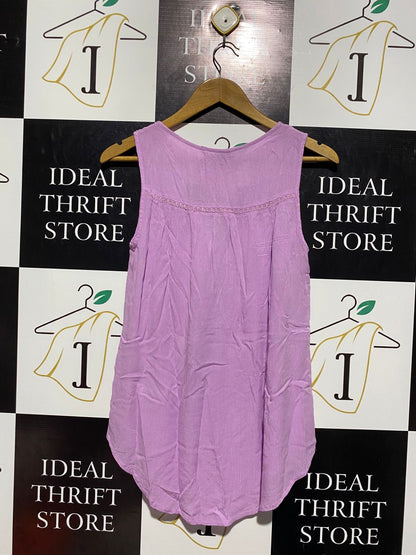 F&F |S| BUST 18| B2| Purple Textured Tank Top