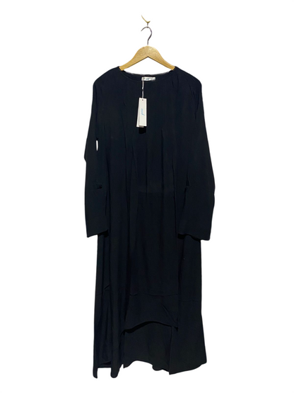 AAB |M| BUST 21| B3| MINIMALIST BLACK MAXI DRESS