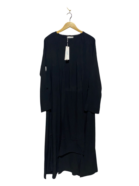 AAB |M| BUST 21| B3| MINIMALIST BLACK MAXI DRESS