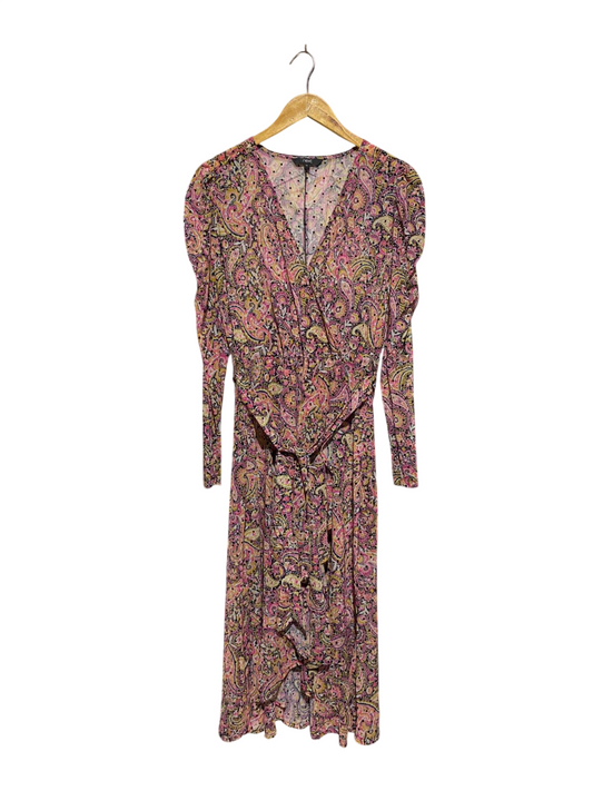 NEXT |L| BUST 22| B3| GLAMOROUS BURGUNDY SEQUIN MINI DRESS SPAGHETTI STRAP PARTY WEAR