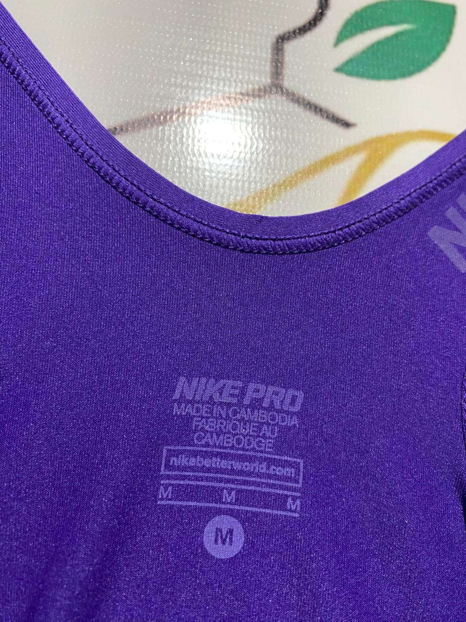 NIKE PRO |M| BUST 16| B3| VIBRANT PURPLE ATHLETIC TANK TOP