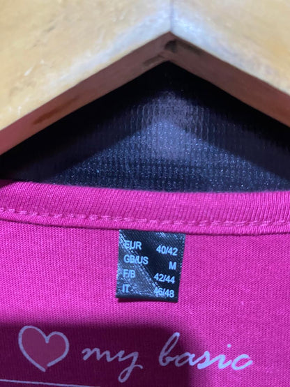 MY BASIC |M|BUST 18| B3| VIBRANT FUCHSIA SLEEVELESS COTTON TANK DRESS