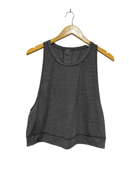 LULULEMON |M| BUST 18| Women's Cropped Athletic Muscle Tank – Charcoal Gray