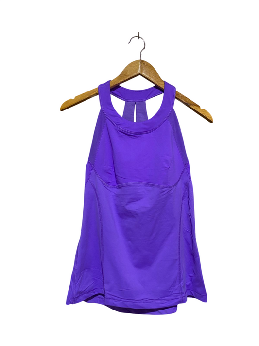 LULULEMON |XS| BUST 13| Women's High-Neck Athletic Yoga Tank Top Vibrant Purple
