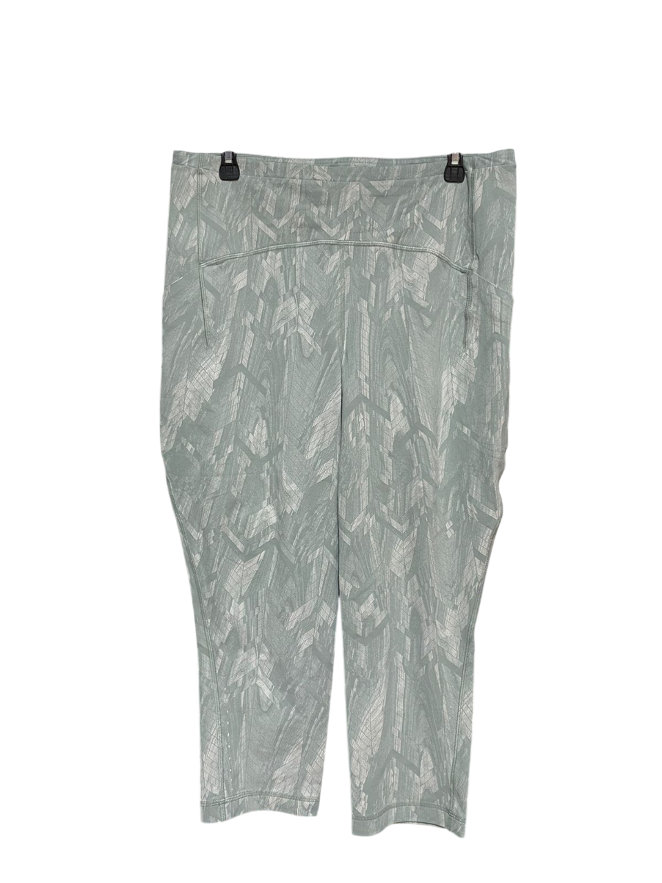 LULULEMON |XL| WAIST 34| PRINTED HIGH-RISE CROP LEGGINGS