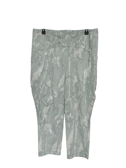 LULULEMON |XL| WAIST 34| PRINTED HIGH-RISE CROP LEGGINGS