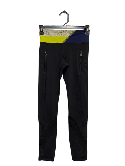 LULULEMON |XS| WAIST 24| PERFORMANCE ZIP-POCKET LEGGINGS