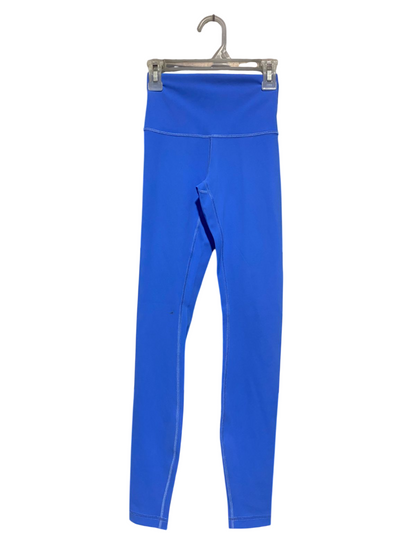 LULULEMON |XS| WAIST 20| VIBRANT COBALT BLUE HIGH-WAISTED PERFORMANCE TIGHTS