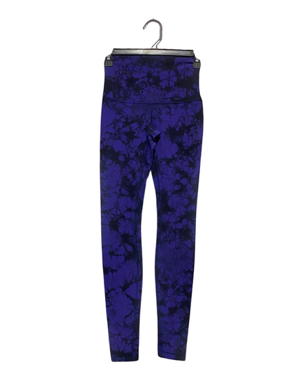 LULULEMON |XS| WAIST 24| VIBRANT PURPLE TIE-DYE PERFORMANCE LEGGINGS