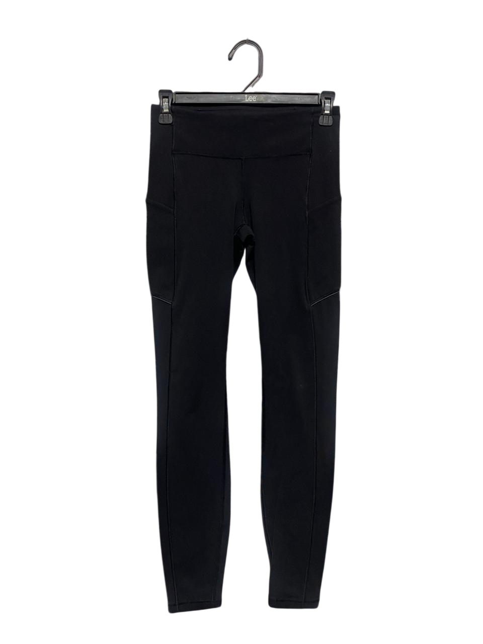 LULULEMON |XS| WAIST 24| WOMEN'S UTILITY PERFORMANCE LEGGINGS - BLACK WITH SIDE POCKETS