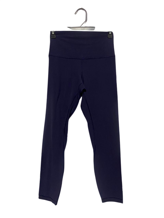 LULULEMON |XS| WAIST 24| WOMEN'S HIGH-PERFORMANCE CROPPED LEGGINGS - DEEP MIDNIGHT NAVY