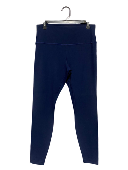 LULULEMON |L| WAIST 30| WOMEN'S ESSENTIAL HIGH-RISE LEGGINGS - NAVY BLUE