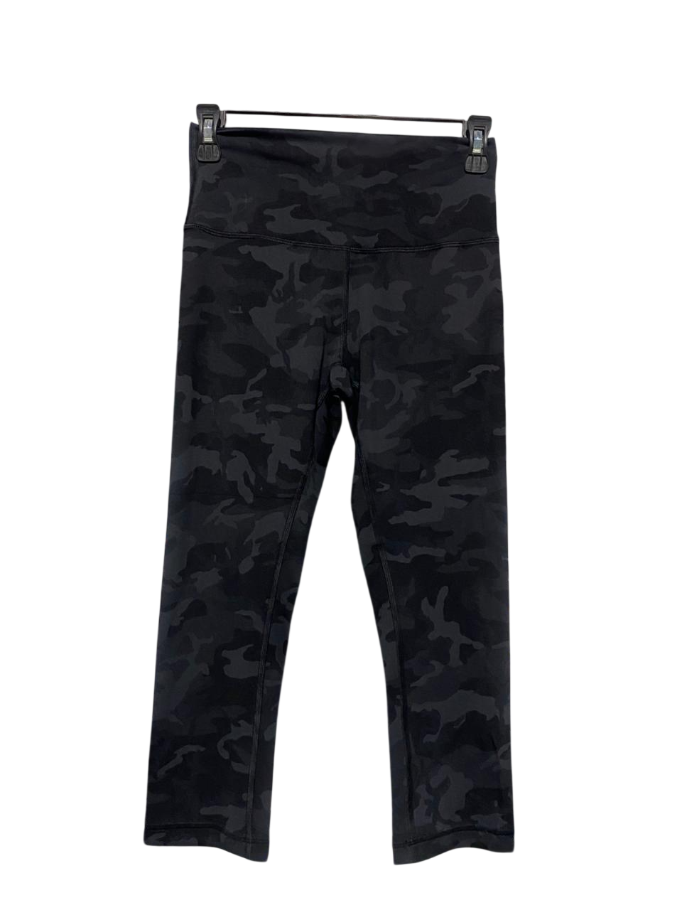 LULULEMON |S| WAIST 25| Women’s High-Rise Athletic Cropped Leggings - Black Camo Print