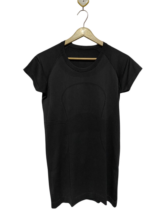 LULULEMON |M| BUST 17| Seamless Short-Sleeve Tee  Black