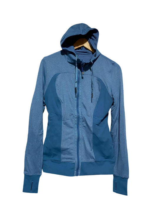 LULULEMON |S/M| BUST 18| Hooded Define Jacket – Blue Slim Fit Reversible