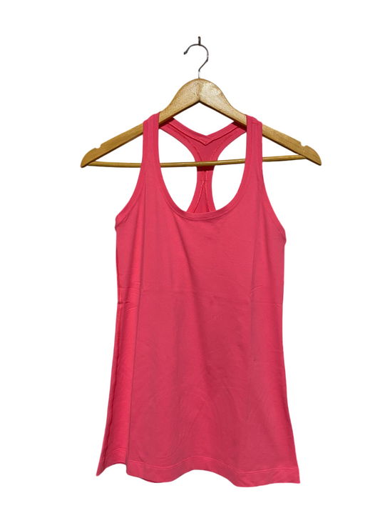 LULULEMON |S| BUST 14| VIBRANT PINK RACERBACK TANK TOP