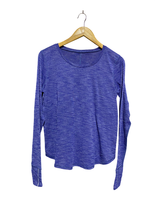 LULULEMON |M| BUST 19| PERFORMANCE SPACE-DYE LONG SLEEVE TOP