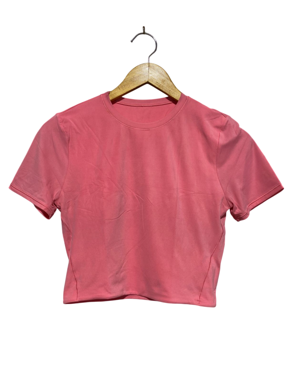 LULULEMON |S| BUST 15| VIBRANT PINK PERFORMANCE CROP TOP