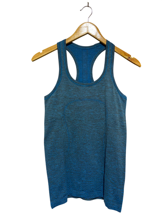LULULEMON |M| BUST 15| SWIFTLY TECH RACERBACK TANK TOP BOREAL BLUE TEAL MARL