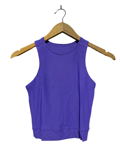 LULULEMON |XS| BUST 12| SEAMLESS HIGH-NECK PERFORMANCE TANK TOP