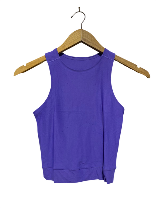 LULULEMON |XS| BUST 12| SEAMLESS HIGH-NECK PERFORMANCE TANK TOP