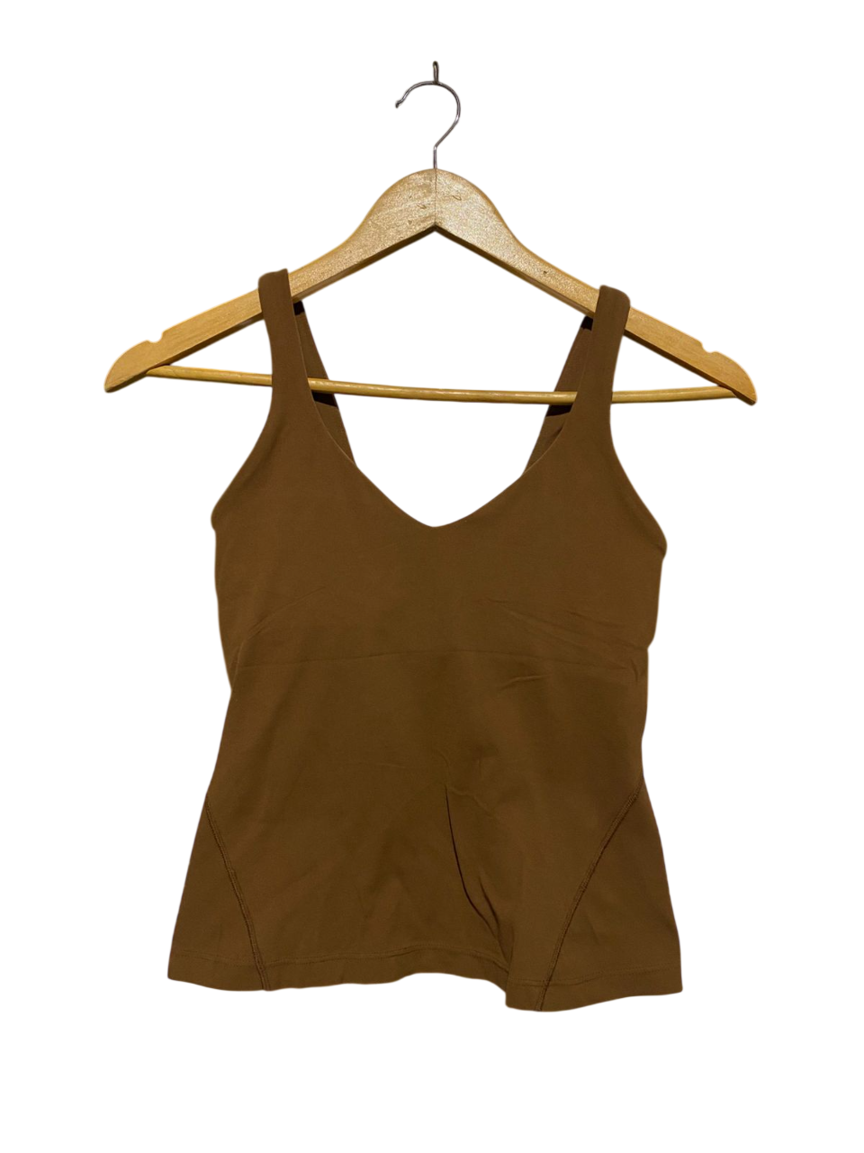 LULULEMON |S| BUST 13| EARTHY BROWN SLEEVELESS ATHLETIC TOP