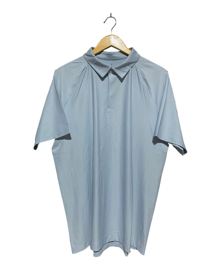LULULEMON |L/XL| BUST 24| Light Blue Men's Performance Polo Shirt
