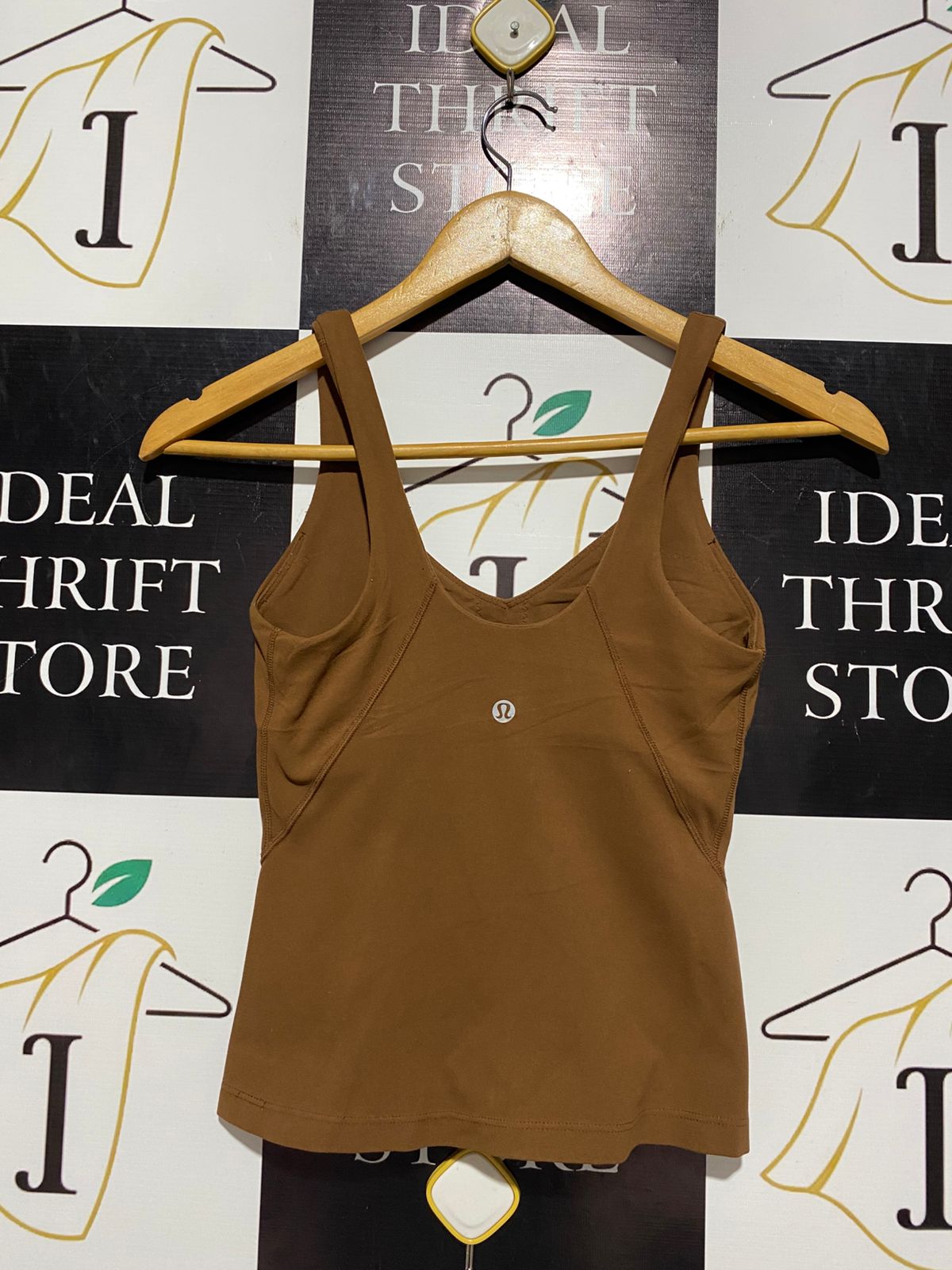 LULULEMON |S| BUST 13| EARTHY BROWN SLEEVELESS ATHLETIC TOP