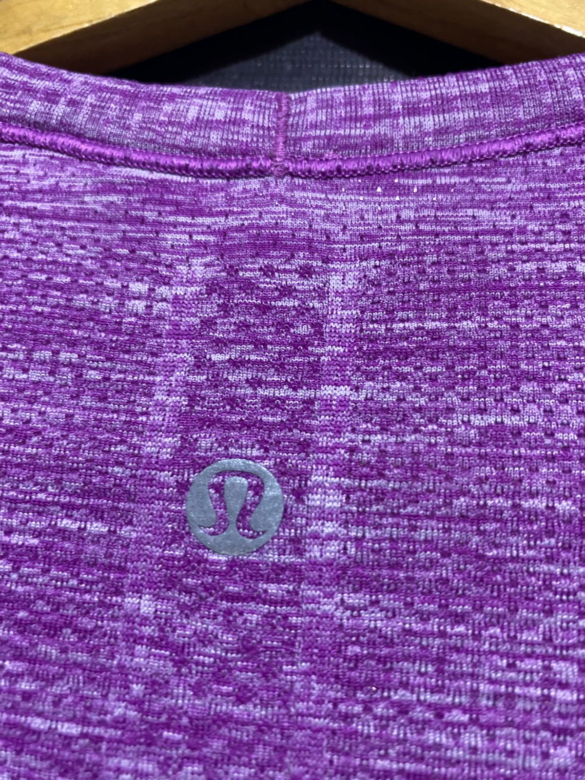 LULULEMON |M| BUST 15| Purple Seamless Performance Tee