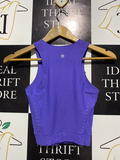 LULULEMON |XS| BUST 12| SEAMLESS HIGH-NECK PERFORMANCE TANK TOP
