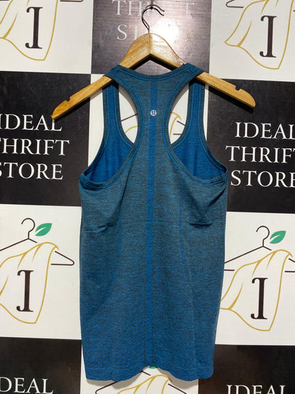 LULULEMON |M| BUST 15| SWIFTLY TECH RACERBACK TANK TOP BOREAL BLUE TEAL MARL