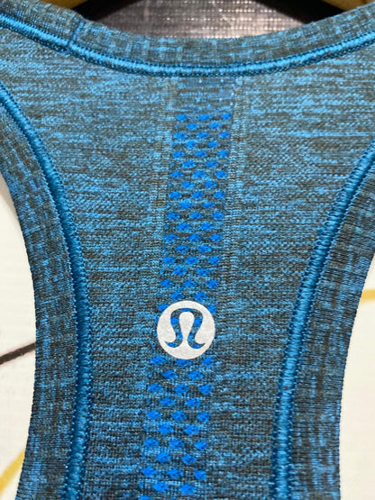 LULULEMON |M| BUST 15| SWIFTLY TECH RACERBACK TANK TOP BOREAL BLUE TEAL MARL