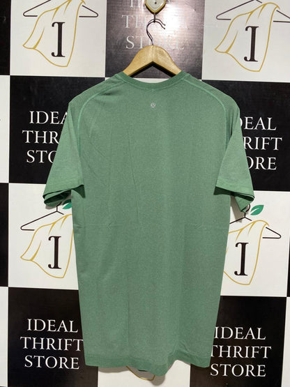 LULULEMON |L| BUST 20| METAL VENT TECH SHORT SLEEVE SHIRT MINT GREEN SAGE