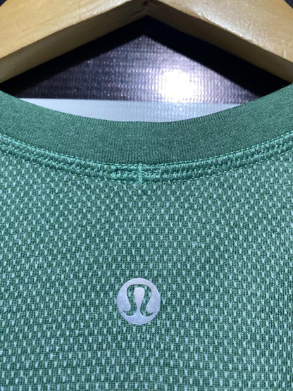 LULULEMON |L| BUST 20| METAL VENT TECH SHORT SLEEVE SHIRT MINT GREEN SAGE