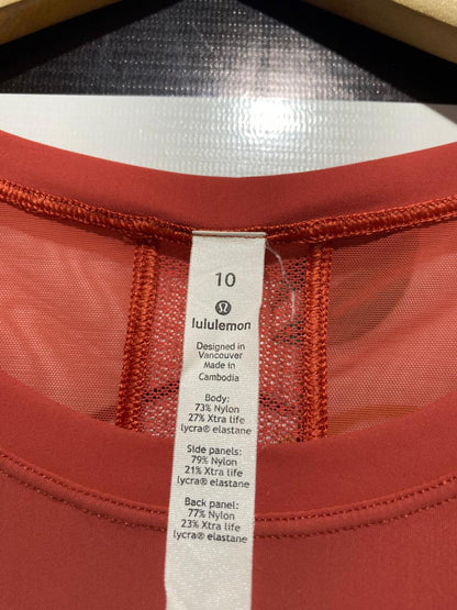 LULULEMON |L|BUST 19| PERFORMANCE MESH-PANEL TANK TOP