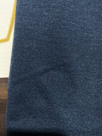 LULULEMON |M| BUST 19| CLASSIC NAVY BLUE COTTON SHORT-SLEEVE POLO SHIRT