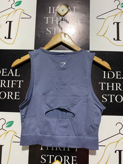 GYMSHARK |M| BUST 15| SEAMLESS CROP TANK