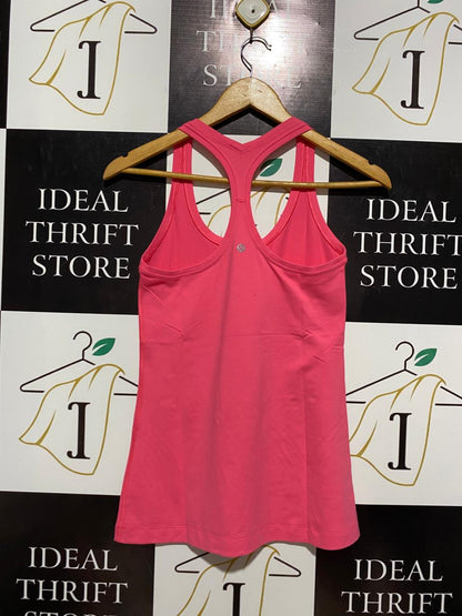 LULULEMON |S| BUST 14| VIBRANT PINK RACERBACK TANK TOP