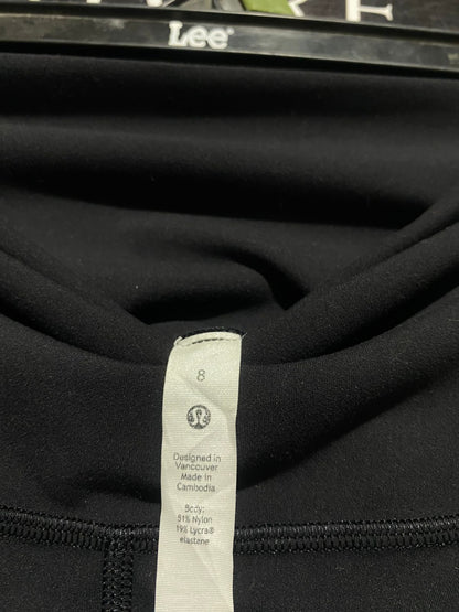 LULULEMON |S| WAIST 26| Women’s High-Rise Athletic Cropped Leggings - Black
