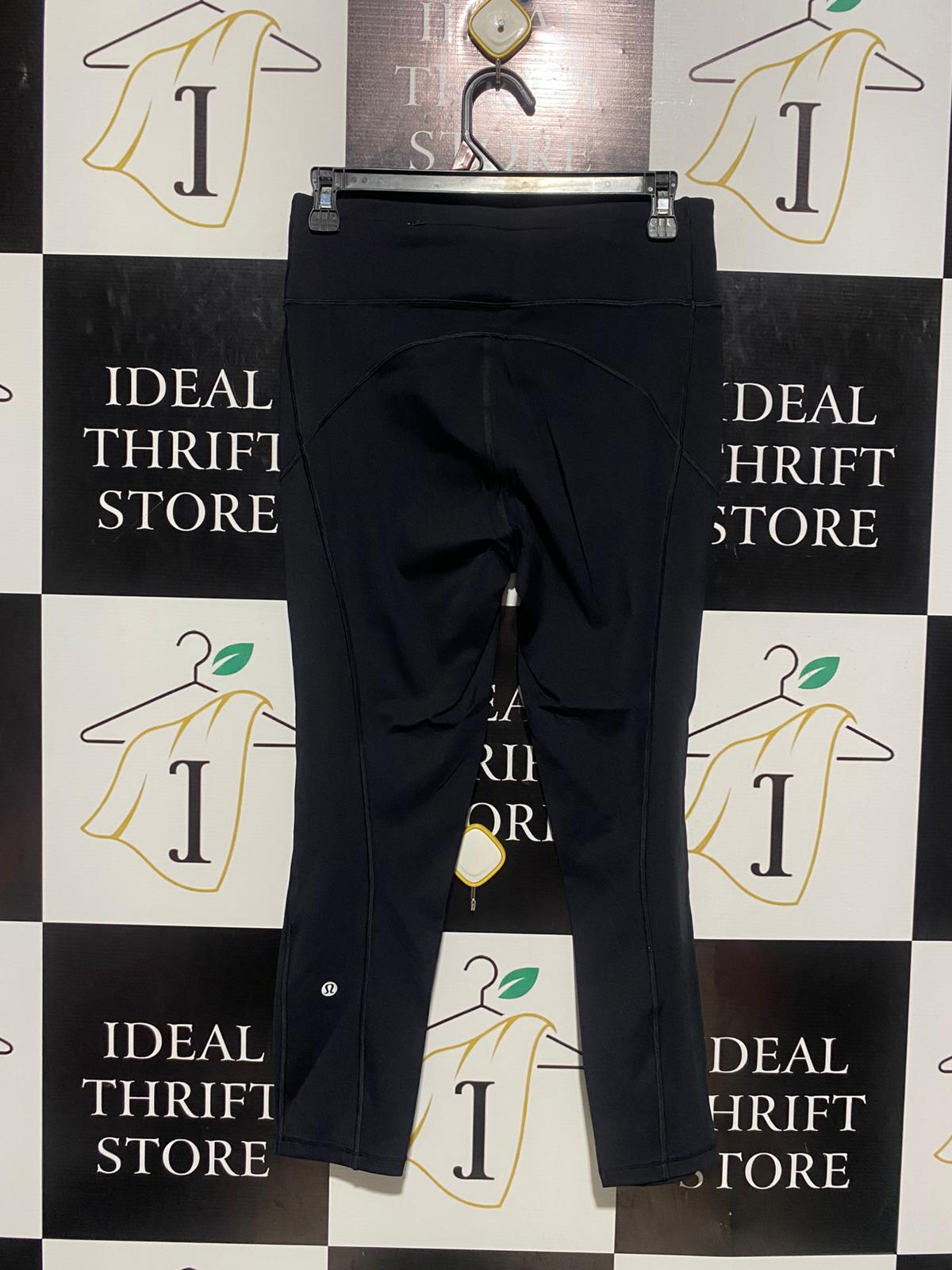 LULULEMON |M| WAIST 27| Women’s High-Rise Athletic Cropped Leggings - Black