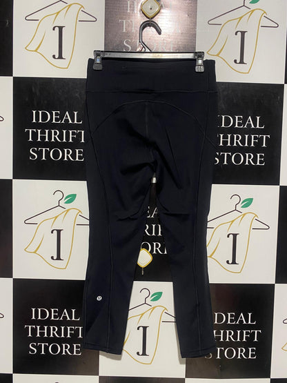 LULULEMON |M| WAIST 27| Women’s High-Rise Athletic Cropped Leggings - Black