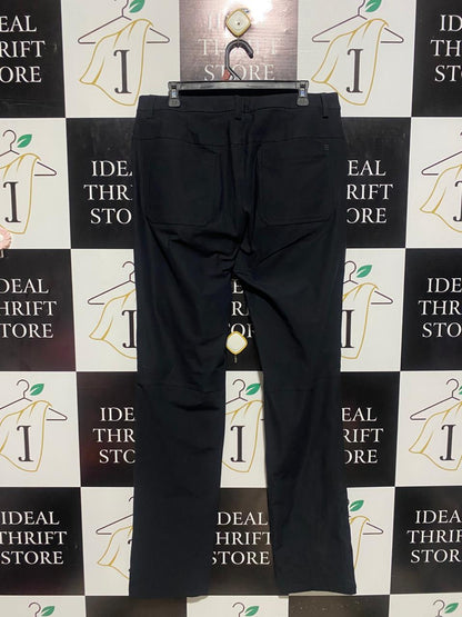 LULULEMON |XL| WAIST 36| CLASSIC BLACK ESSENTIAL PANTS