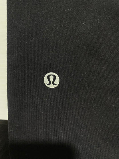 LULULEMON |S| WAIST 26| WOMEN'S PRINTED WAISTBAND PERFORMANCE CAPRIS - BLACK